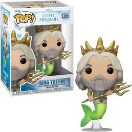 Funko Pop! The Little Mermaid - King Triton 1365 - Little Mermaid Live Action - Vinyl-Sammelfigur - Geschenkidee - Offizielle Handelswaren - Spielzeug Für Kinder und Erwachsene - Movies Fans