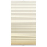 GARDINIA Plissee Concept Tageslicht, Blickdichtes Faltrollo, Alle Montage-Teile inklusive, EASYFIX Plissee verspannt mit zwei Bedienschienen, Beige, 50 x 130 cm (BxH)