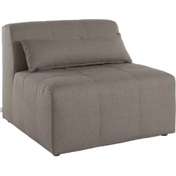 Sofa-Mittelelement "Maileen", braun, B:90cm H:74cm T:90cm, 100% Polyester, LEGER HOME BY LENA GERCKE, Polsterelemente, Sofa-Element, separat stellbar oder fest verknüpfbar mit anderen Modulen der Serie