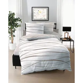 KAEPPEL Motion Mako-Satin natur 155 x 220 cm + 80 x 80 cm