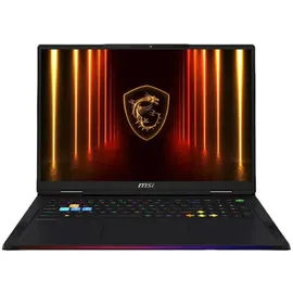 MSI Raider A18 HX AMD Ryzen 9 9955HX3D 18'' 32 GB RAM 2 TB SSD GeForce RTX 5080 Win 11 Home schwarz