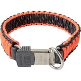 Herm Sprenger Sprenger Hundehalsband aus stabilem Paracord Nylon mit Edelstahl Clic Lock Verschluss I Wasserabweisende Halskette, reflektierend, langlebig 50 cm,