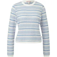 QS Longsleeve mit Ajourmuster - M