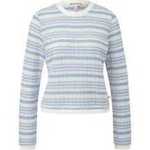 QS Longsleeve mit Ajourmuster - M