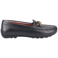 GEOX KOSMOPOLIS Grip Moccasin, Black, 38 EU