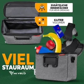 MIVELO Lenkertasche schwarz