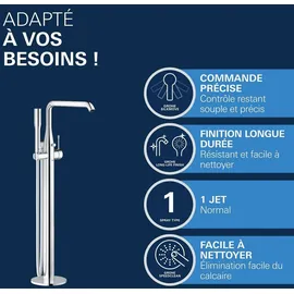 Grohe Essence Neu Einhandwannenmischer für Bodenmontage DN 15 (23491001)