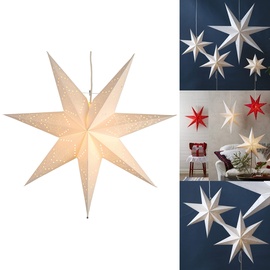 Star Papiersterne zum Aufhängen | Weihnachtsstern Fenster | Papierstern Beleuchtet | Weihnachtsstern Beleuchtet | Weihnachtssterne mit Beleuchtung | Weihnachtsstern Fenster Beleuchtet | Weihnachtssterne