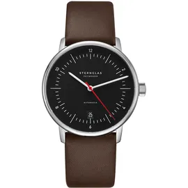STERNGLAS S02-NA43-PR04 Herrenuhr Naos Automatik Schwarz/Dunkelbraun