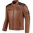 Rusty Stitches Jari V2 Lederjacke Braun/Schwarz S