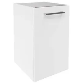 Fackelmann Waschbeckenunterschrank Verona 35 x 57,5 x 39,7 cm Weiß Hochglanz