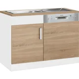 KOCHSTATION Spülenschrank »KS-Gera«, Breite 110 cm,