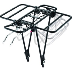 Fahrrad-Gepäckträger POINT Gepäckträger Gr. B/H/L: 13 cm x 45 cm x 340 cm, schwarz Rad-Ausrüstung Gepäckträger mit Klappfunktion