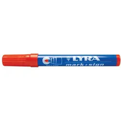 Permanentmarker rot Strich-B.1-4mm wasserfest LYRA