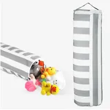 Belle Vous Multifunktionaler Sitzsack Kinderzimmer - Stofftier Aufbewahrung - Kuscheltier Aufbewahrung - Sitzsack Kuscheltiere aufbewahren - Sitzsack klein - Birne