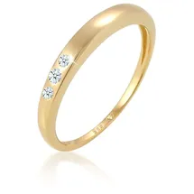 Elli DIAMONDS Ring 585 Gelbgold Verlobungsring in Gold | Gr.: 56