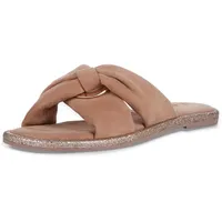 TAMARIS Pantolette, Blockabsatz, Sommerschuh, Schlappen mit Kreuzbandage Gr. 38, rose, , 94889645-38