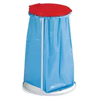 Hardwex Müllsackständer 70 l – Roter Deckel
