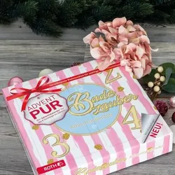 Adventskalender PUR 'Badezauber-Adventskalender' bestückt