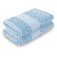 BestLivings Handtuch Hellblau 50 x 100 cm 2 Stück