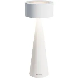 LED-Tischleuchte Elody Musterring grau, 21 cm