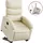 vidaXL Relaxsessel mit Aufstehhilfe Kunstleder 92 x 99,5 x 0 cm Creme