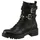 aniston shoes Schnürboots Schnürstiefelette, Bikerboots mit Nietenbesatz schwarz 36 EU