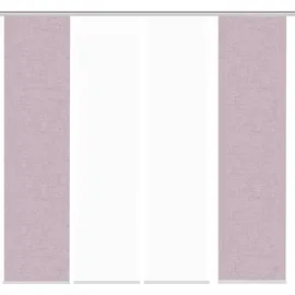 HOME WOHNIDEEN Schiebegardine »PIVE 4er SET«, (4 St.), Schiebevorhang Digidruck 4er Set PIVE