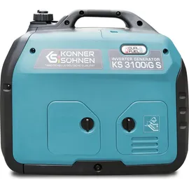 Könner & Söhnen LPG/Benzin-Inverter-Generator KS 3100iG S von Könner & Söhnen. Notstromaggregat 3100 W, Schuko-Steckdose 230 V, 2 USB-Anschlüsse, LED-Anzeige, ECO-Modus, Kupferwicklungen, stromerzeuger EURO V.