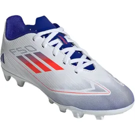 adidas F50 Club Kids FxG Cloud White / Solar Red / Lucid Blue 28