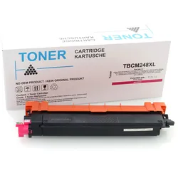 Kompatibler Toner für Brother TN248XLM Magenta HL-L3220cw HL-L3220cwe HL-L3240cdw HL-L8230cdw HL-L8240cdw MFC-L3740cdw MFC-L3740cdwe von ABC