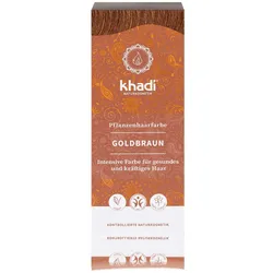 Khadi Pflanzenhaarfarbe Goldbraun 100 g