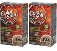 Les 3 Chênes Color & Soin Coloration 10A blond clair cendré Crème 2x135 ml