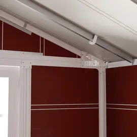 Grosfillex Deco 7,5 3,15 x 2,39 m weiß/rot