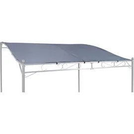 Lex Ersatzdach für Anbaupavillon in creme oder grau : Grau