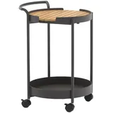 Zebra Technologies Zebra Trolley Beistelltisch 45x51,3cm Aluminium/Teak
