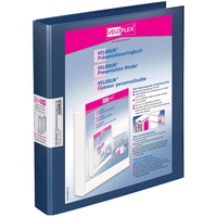 Veloflex 10 VELOFLEX VELODUR® Präsentationsringbücher 2-Ringe blau 4,0 cm