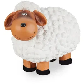 Relaxdays Gartenfigur Schaf