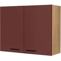 Nobilia Hängeschrank Easytouch 90 x 37,2 x 72 cm Rot