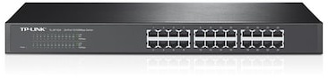 TP-Link TL-SF1024 24x Port Switch Unmanaged 19-Zoll-Stahlgehäuse