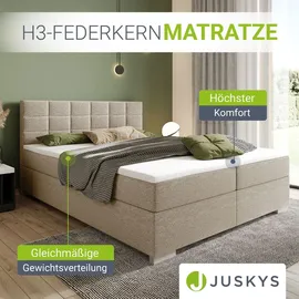 Juskys Seattle 180 x 200 cm Beige