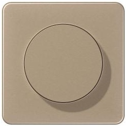 Jung Abdeckung mit Drehknopf (gold-bronze)