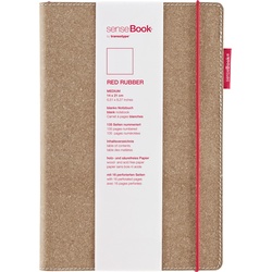 Transotype, Heft + Block, senseBook Red Rubber (A5, Blanko)