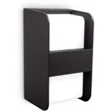 B.K.Licht Außenleuchte Metall 21,5x12x11,5 cm 1x E27 schwarz