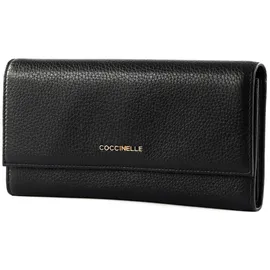 Coccinelle Metallic Soft Geldbörse Damen schwarz