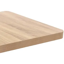 vidaXL Bistrotisch 60 x 75 x 60 cm hellbraun