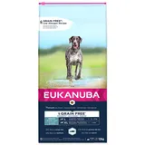 Eukanuba Grain Free Adult große Rassen Seefisch 12 kg