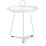 Houe Beistelltisch Ø 45 x 57,5 cm Weiß/Grau