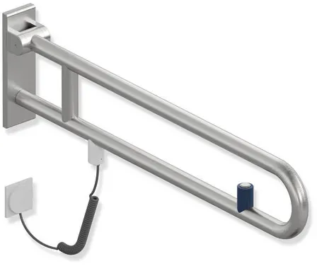 HEWI Serie 805 Classic Stützklappgriff E-Ausführung - Edelstahl matt