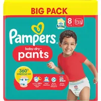 Baby Pants Baby Dry Gr.8 Extra Large (19+kg), Big Pack